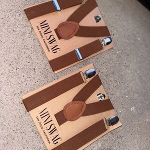 Brown children’s Suspenders